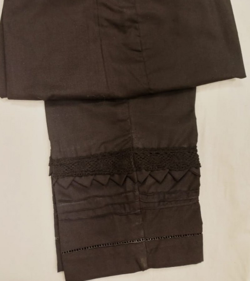 Cotton black trouser