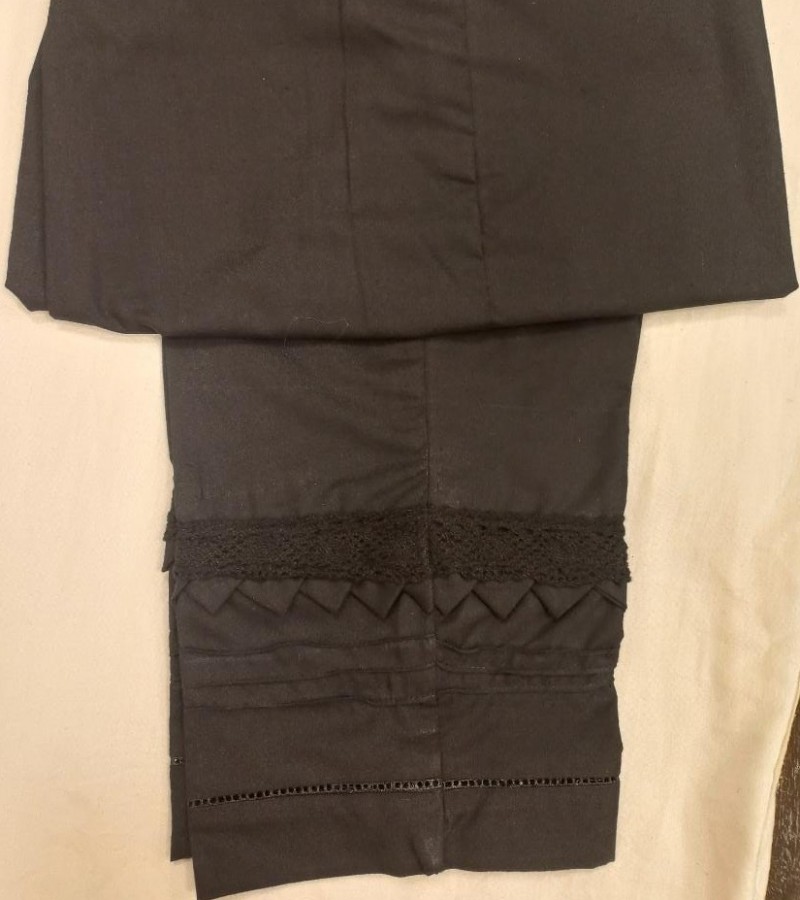Cotton black trouser