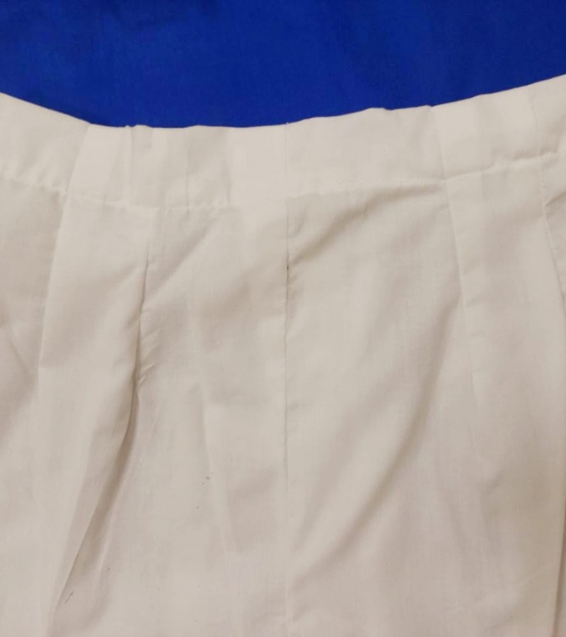 Cotton White Trouser