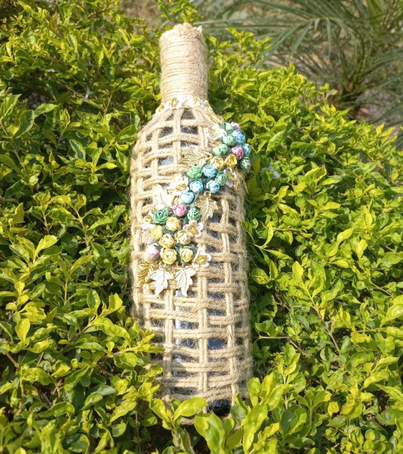 Creative Handmade Beautiful Jute Bottle