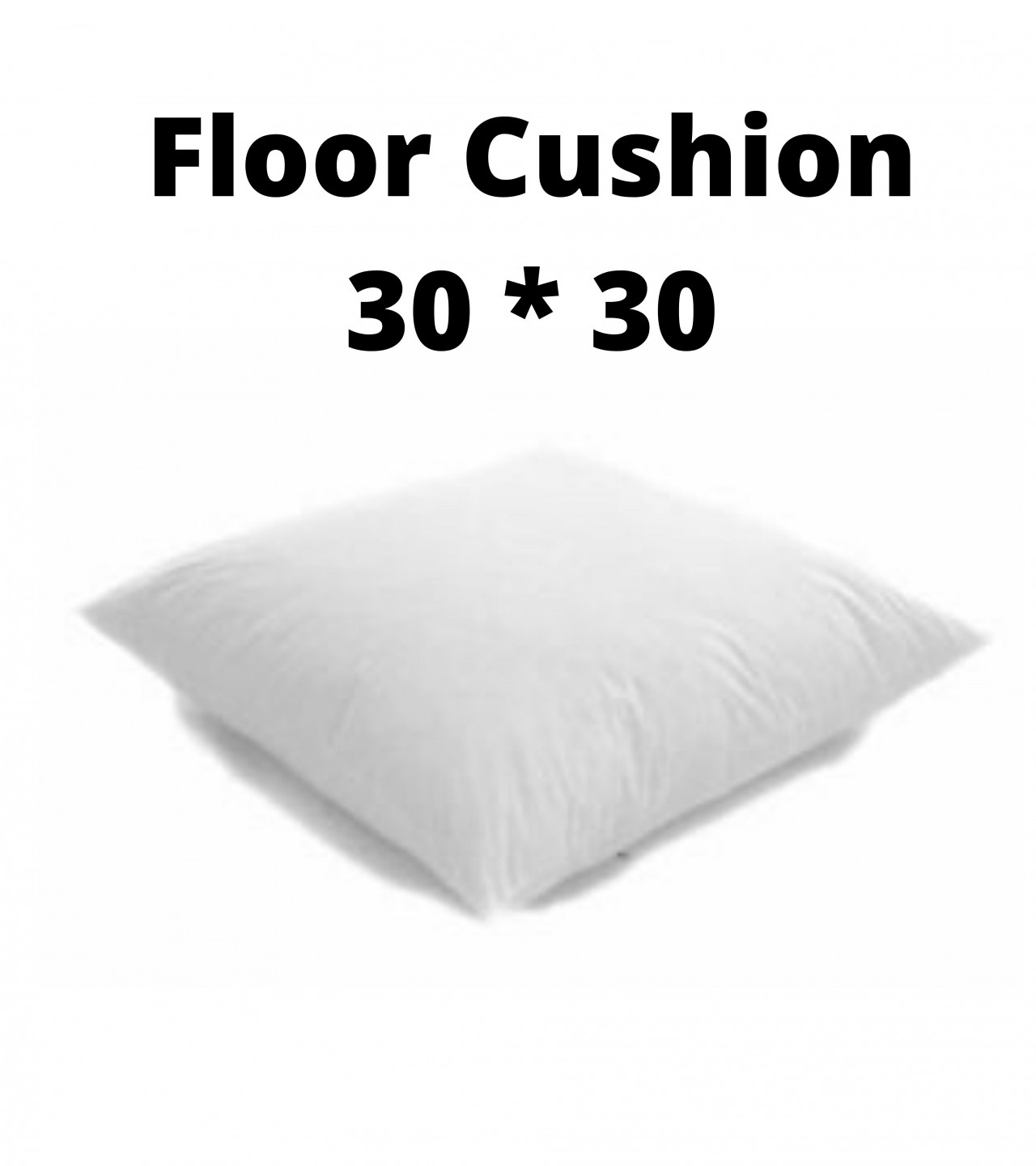 Floor cushion White - Lucky ( 30 * 30 )