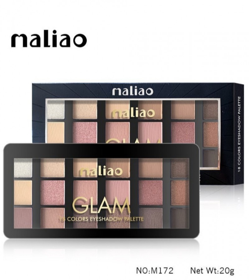 Maliao Glam 18 Colors Eyeshadow Pallete